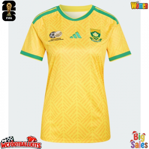 South Africa Replica Home Stadium Shirt for Women World Cup 2026 Short Sleeve